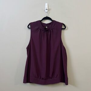ModCloth Plum purple sleeveless blouse top